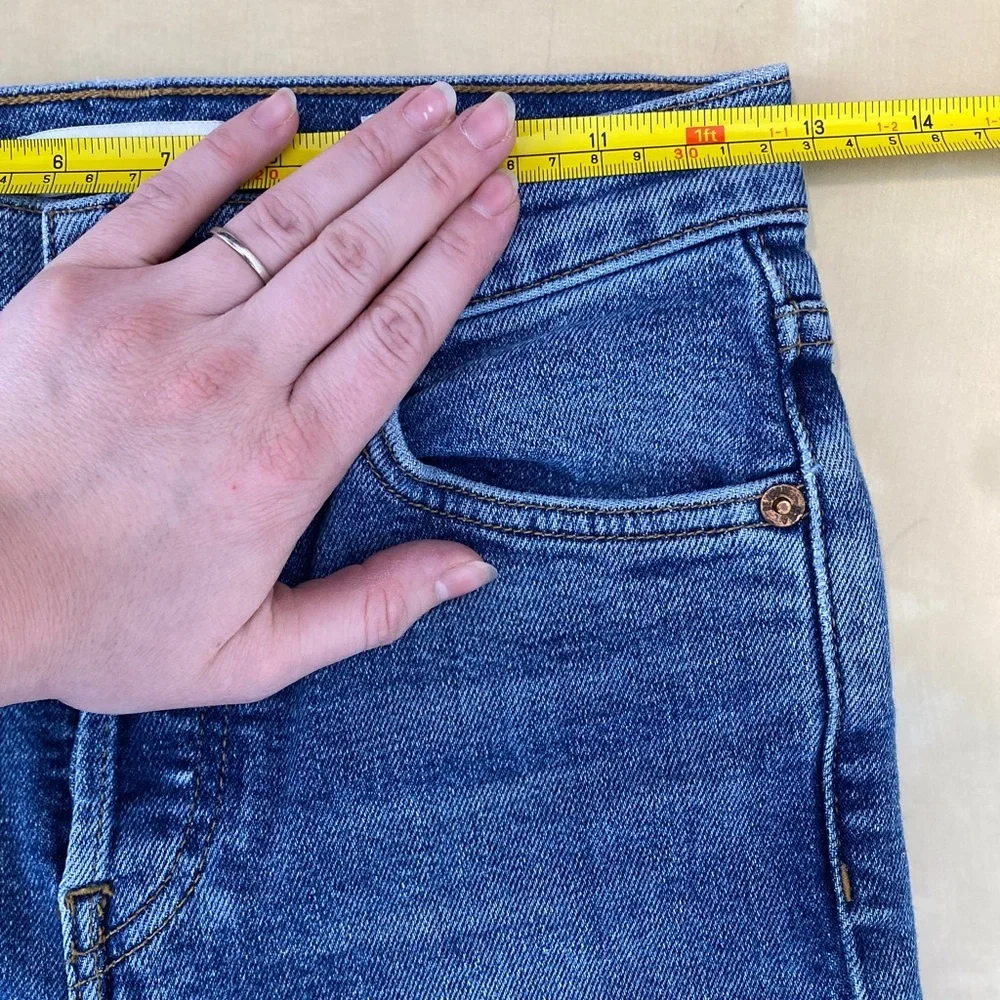 RE/DONE High Rise Ankle Crop Stretch Size 24 Casual Classic‎ Closet Staple